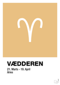 plakat: stjernesymbol vædderen - charismatic-Stjernetegn-A1two3