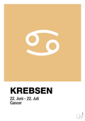 plakat: stjernesymbol krebsen - charismatic-Stjernetegn-A1two3