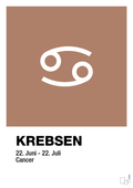 plakat: stjernesymbol krebsen - cider spice-Stjernetegn-A1two3
