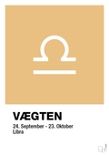plakat: stjernesymbol vægten - charismatic-Stjernetegn-A1two3