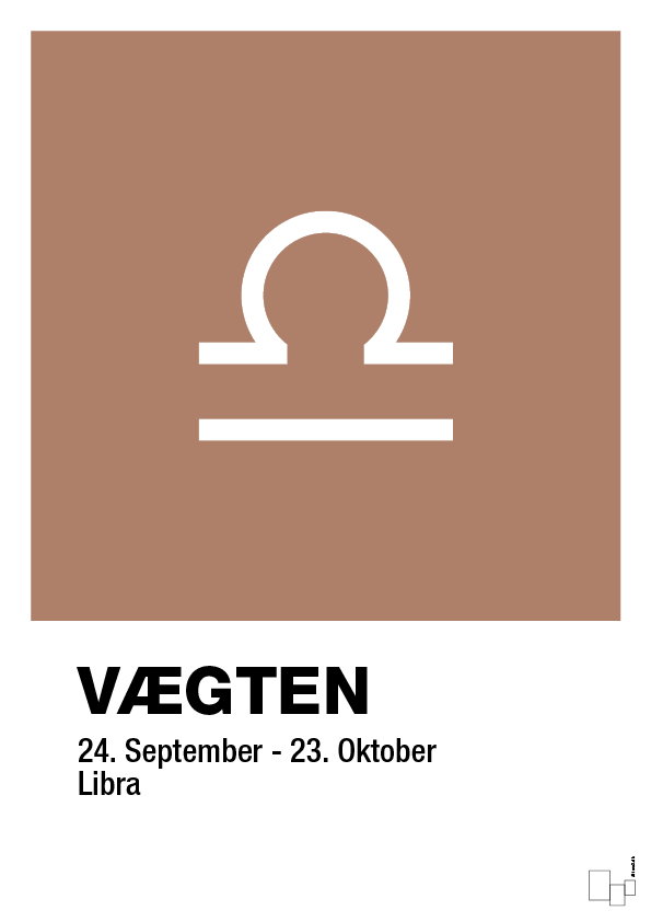 plakat: stjernesymbol vægten - cider spice-Stjernetegn-A1two3