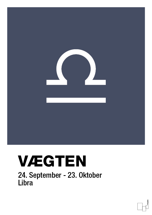Stjernesymbol vægten - petrol-Stjernetegn-A1two3
