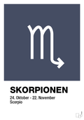 Stjernesymbol skorpionen - petrol-Stjernetegn-A1two3