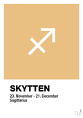 plakat: stjernesymbol skytten - charismatic-Stjernetegn-A1two3