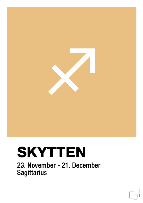 plakat: stjernesymbol skytten - charismatic-Stjernetegn-A1two3