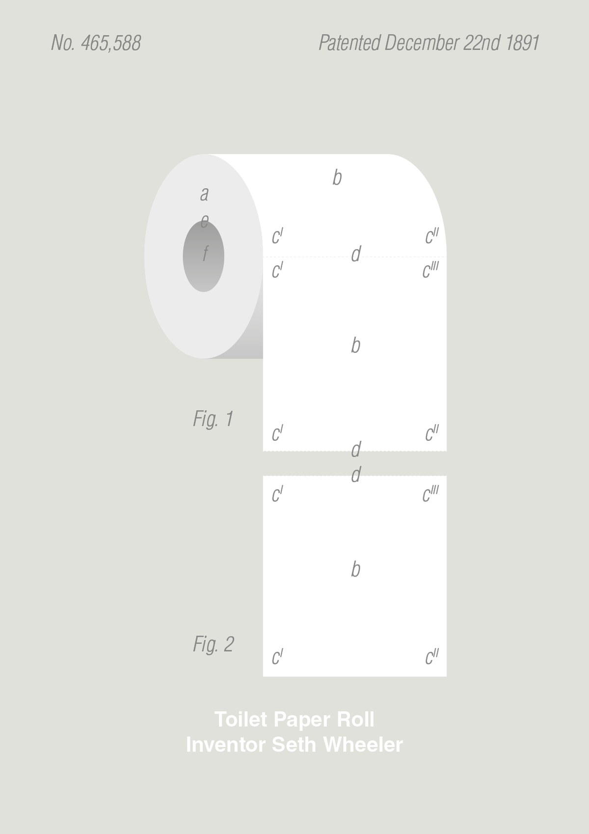plakat: toiletpapir - painters white-Patent-A1two3