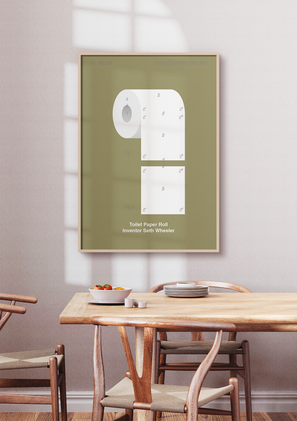 plakat: toiletpapir - plum-Patent-A1two3