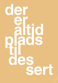 plakat: der er altid plads til dessert - charismatic-Livet-A1two3
