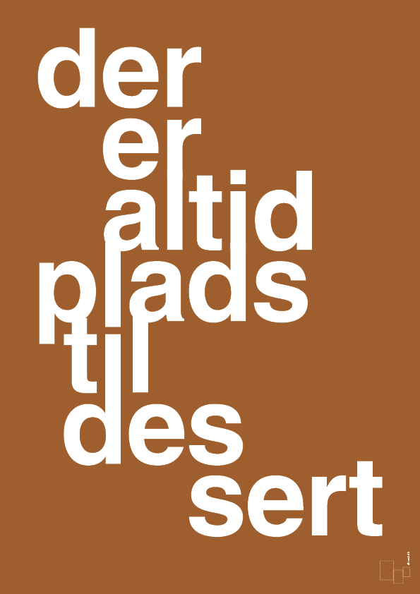 plakat: der er altid plads til dessert - cognac-Livet-A1two3