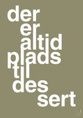 plakat: der er altid plads til dessert - misty forrest-Livet-A1two3