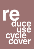 plakat: reduce reuse recycle recover - plum-Miljø-A1two3