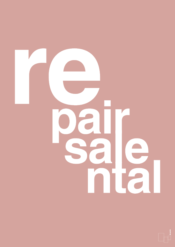 plakat: repair resale rental - bubble shell-Miljø-A1two3