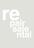 plakat: repair resale rental - painters white-Miljø-A1two3