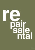 plakat: repair resale rental - secret meadow-Miljø-A1two3