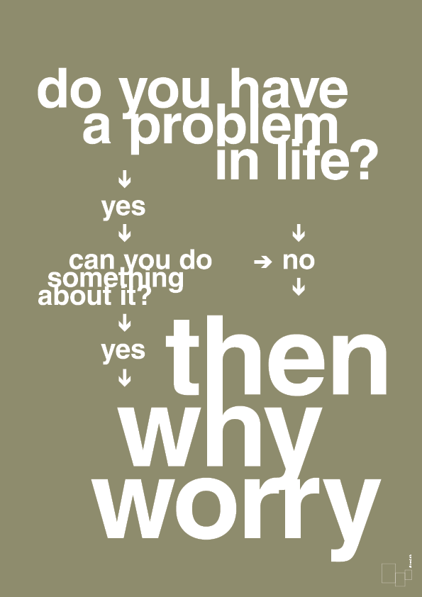 plakat: why worry - misty forrest-Charts-A1two3