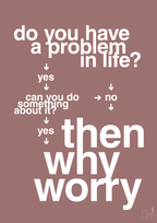 plakat: why worry - plum-Charts-A1two3