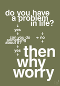 plakat: why worry - secret meadow-Charts-A1two3