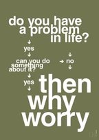 plakat: why worry - secret meadow-Charts-A1two3