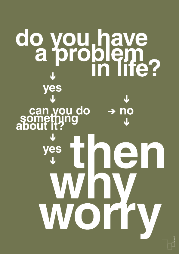 plakat: why worry - secret meadow-Charts-A1two3