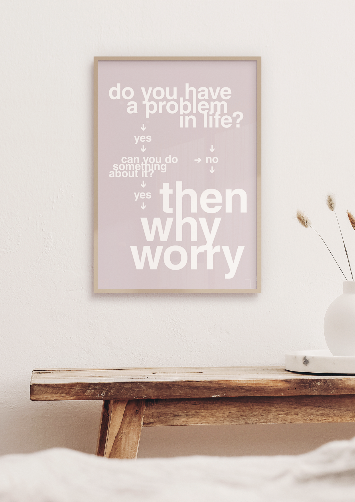 plakat: why worry - creamy mushroom-Charts-A1two3