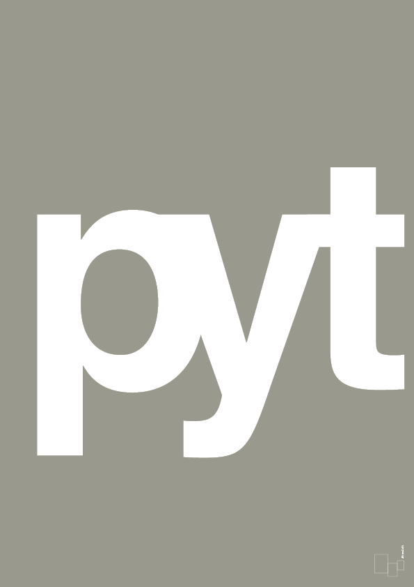 plakat: pyt - battleship gray-Retro-A1two3