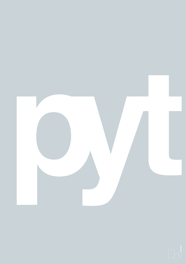 plakat: pyt - light drizzle-Retro-A1two3