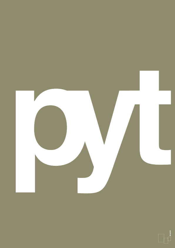 plakat: pyt - misty forrest-Retro-A1two3