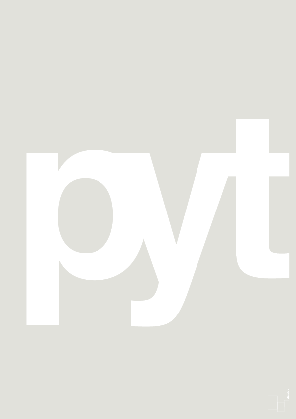 plakat: pyt - painters white-Retro-A1two3