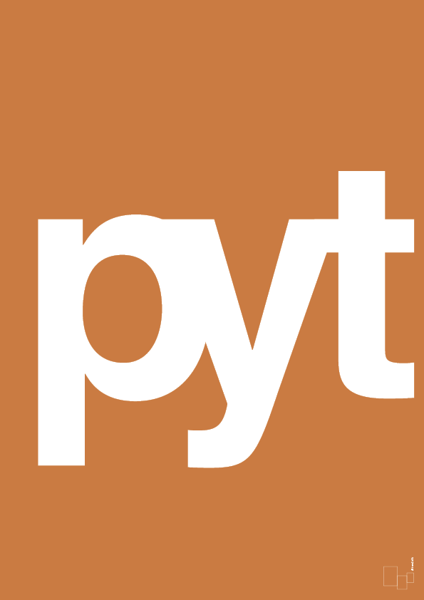 plakat: pyt - rumba orange-Retro-A1two3