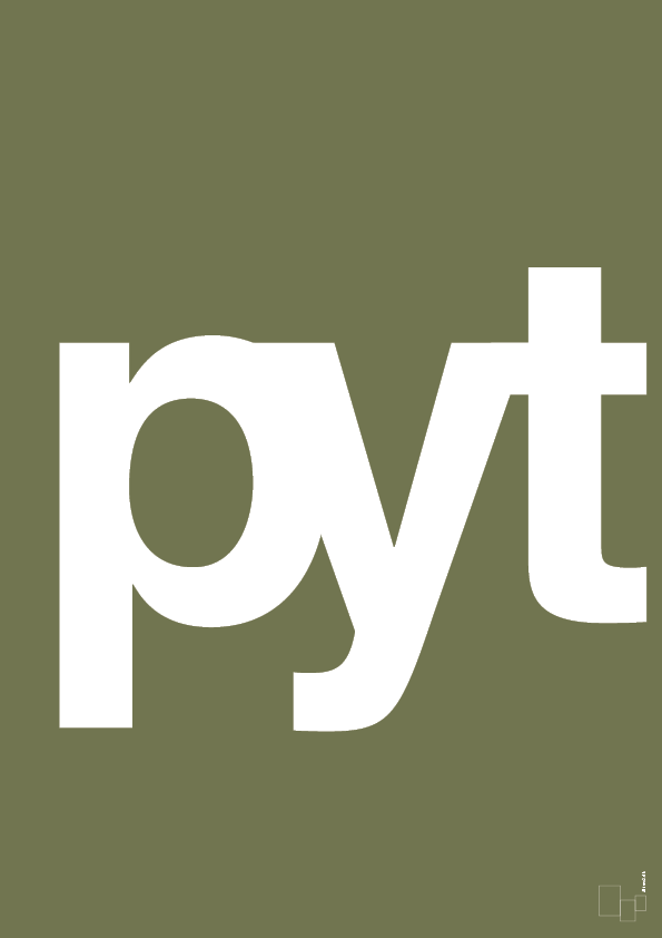 plakat: pyt - secret meadow-Retro-A1two3