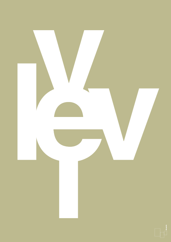 plakat: lev vel - back to nature-Retro-A1two3