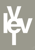 plakat: lev vel - battleship gray-Retro-A1two3