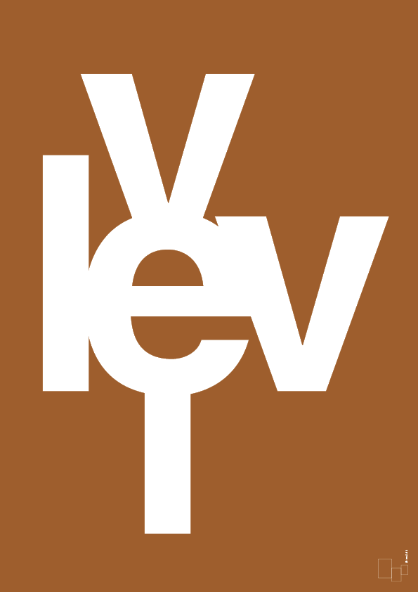 plakat: lev vel - cognac-Retro-A1two3
