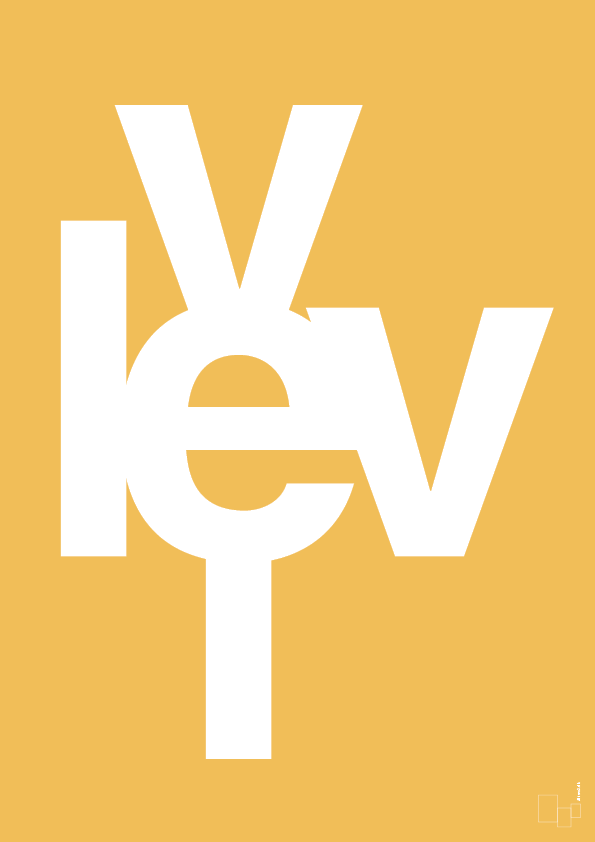 plakat: lev vel - honeycomb-Retro-A1two3