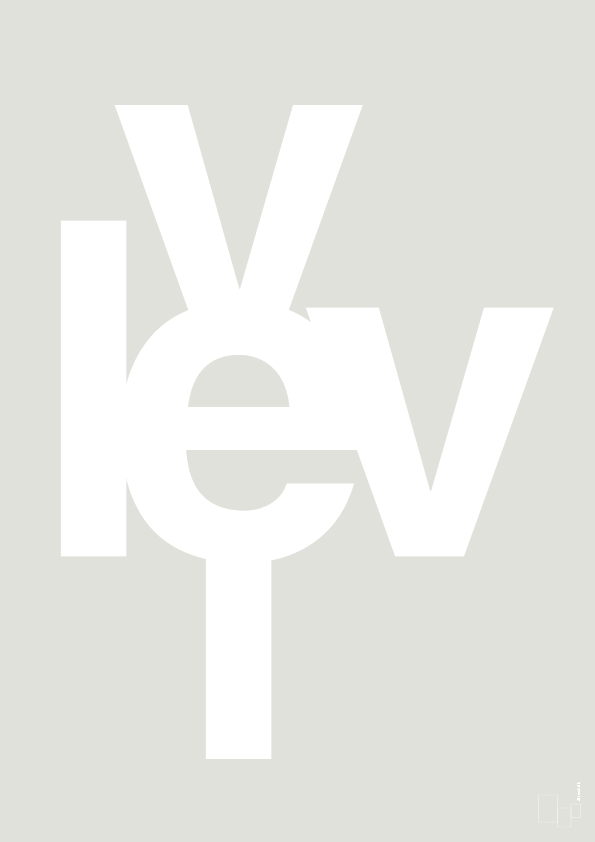 plakat: lev vel - painters white-Retro-A1two3