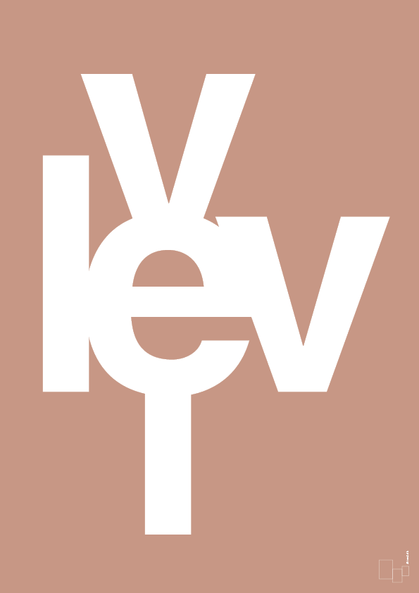 plakat: lev vel - powder-Retro-A1two3