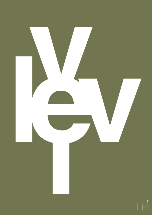 plakat: lev vel - secret meadow-Retro-A1two3