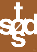 plakat: sød tøs - cognac-Retro-A1two3