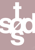 plakat: sød tøs - light rose-Retro-A1two3