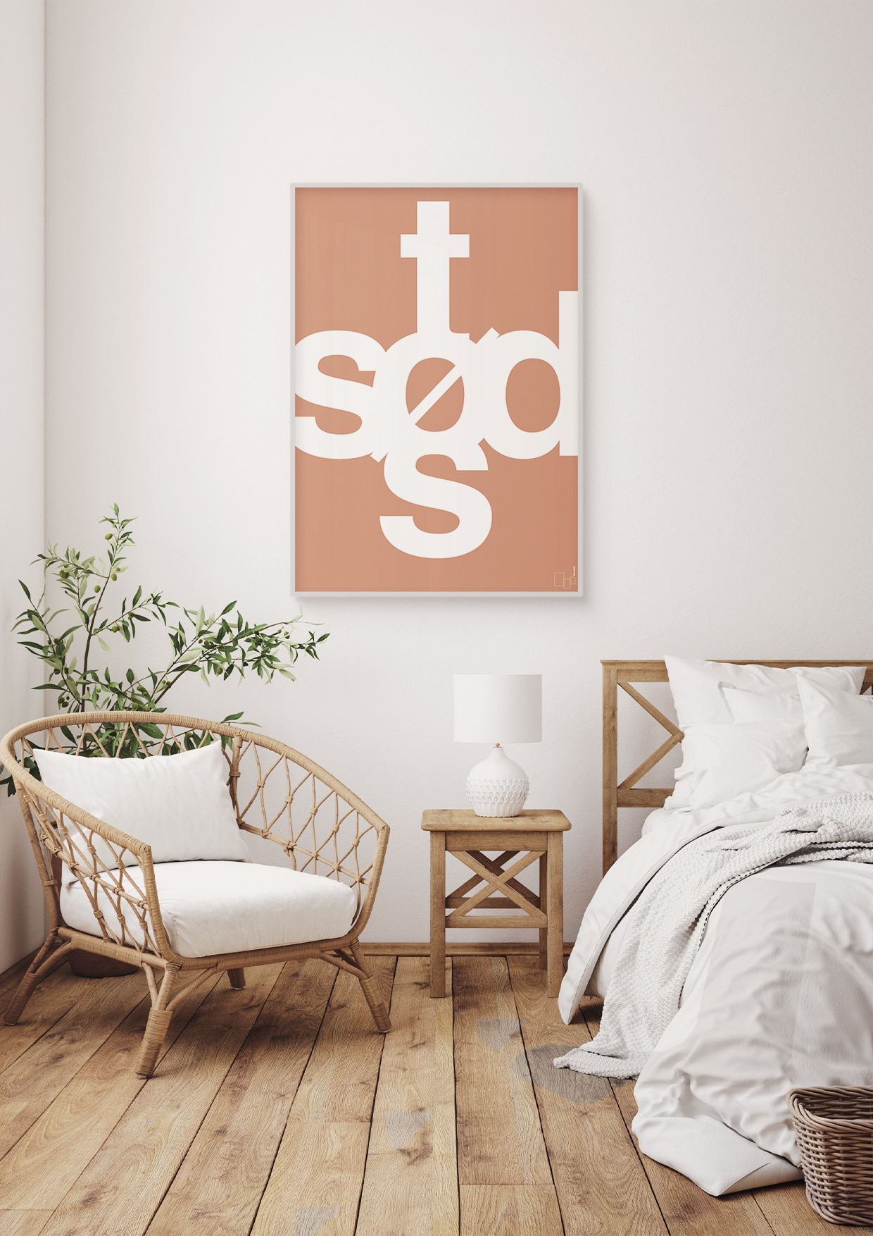 plakat: sød tøs - dusty lilac-Retro-A1two3
