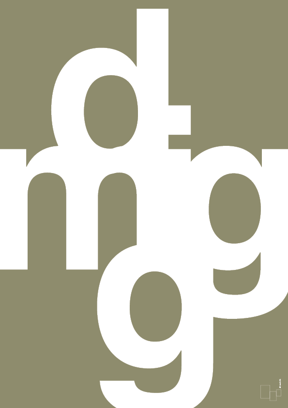 plakat: dig mig - misty forrest-Retro-A1two3