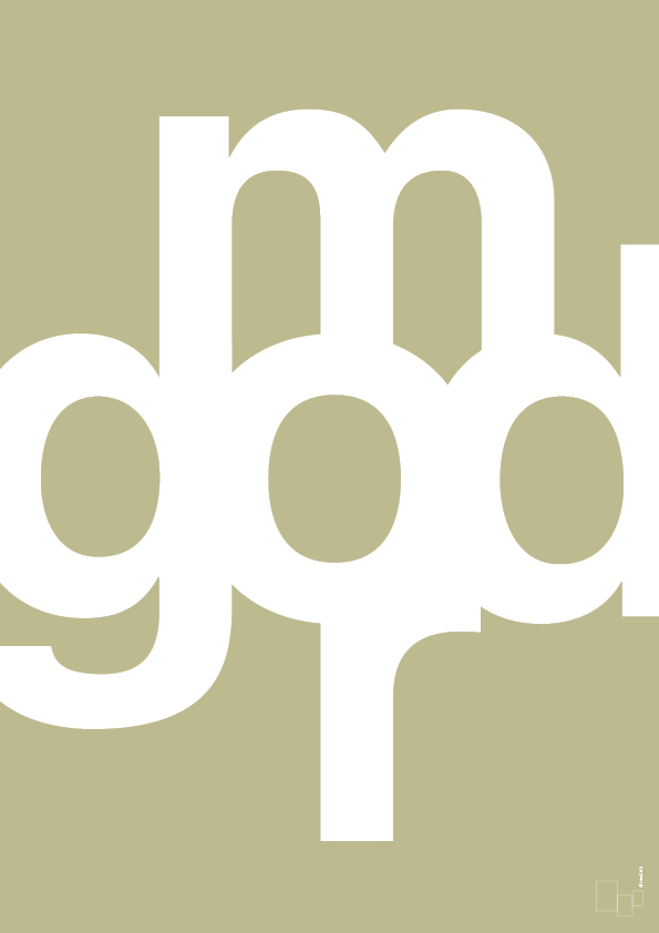 plakat: god mor - back to nature-Retro-A1two3