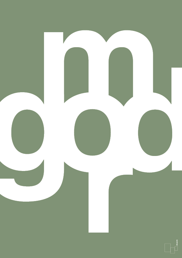 plakat: god mor - jade-Retro-A1two3