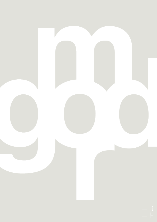 plakat: god mor - painters white-Retro-A1two3