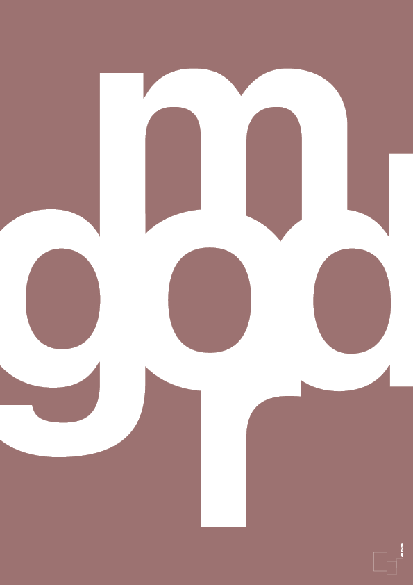 plakat: god mor - plum-Retro-A1two3