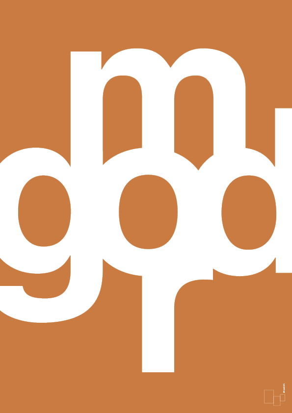 plakat: god mor - rumba orange-Retro-A1two3