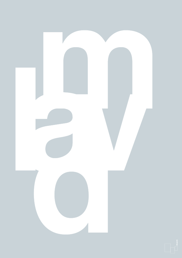 plakat: lav mad - light drizzle-Retro-A1two3