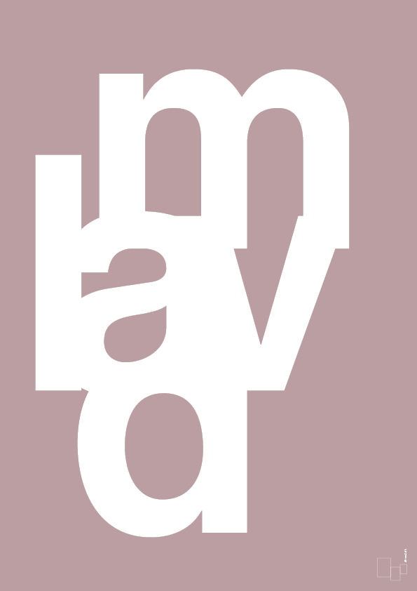 plakat: lav mad - light rose-Retro-A1two3