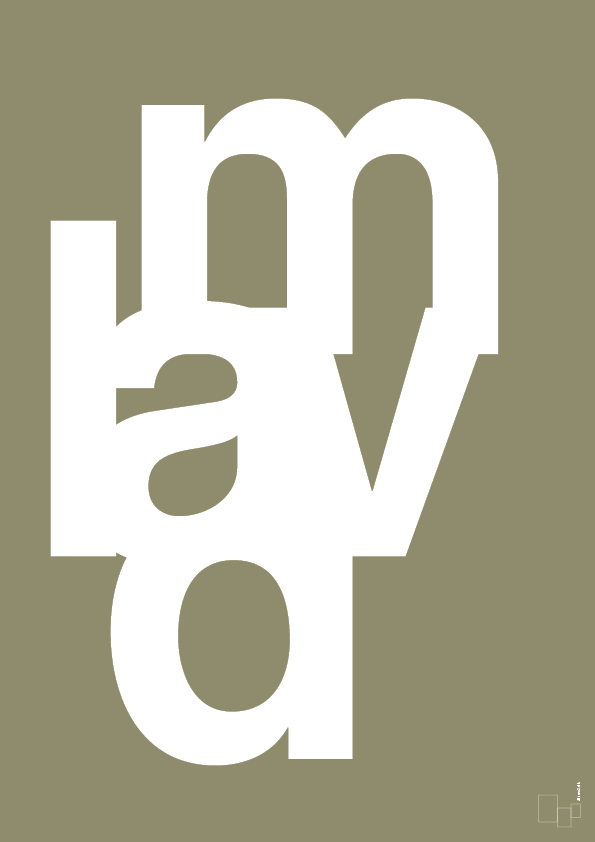 plakat: lav mad - misty forrest-Retro-A1two3