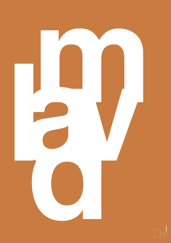 plakat: lav mad - rumba orange-Retro-A1two3